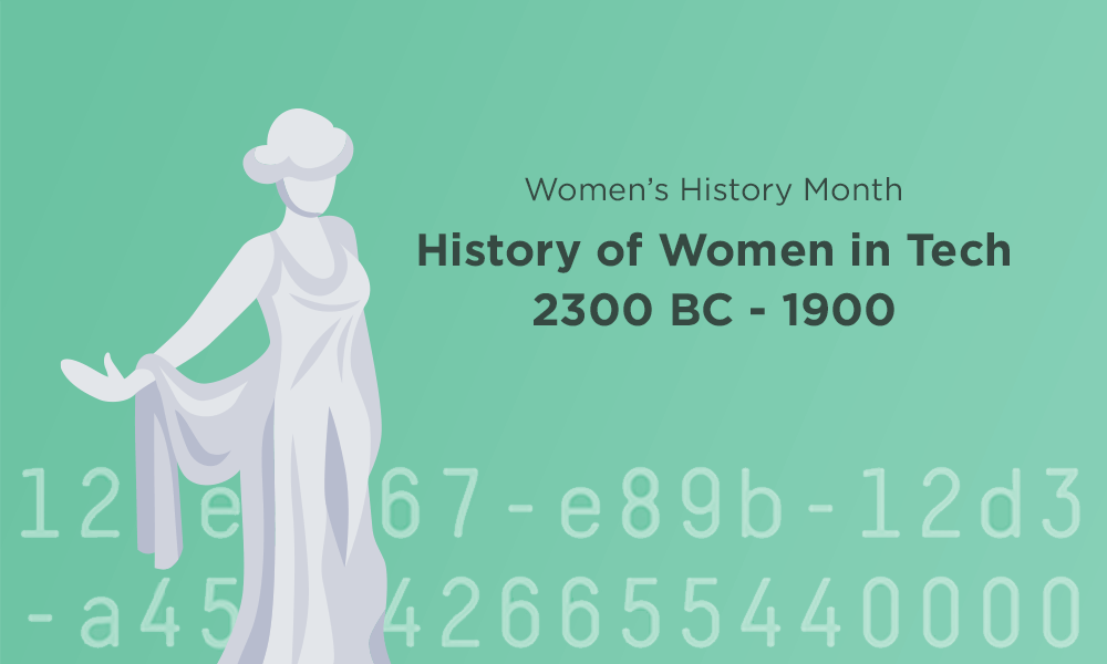 History of Women in Tech (2300 BC - 1900)